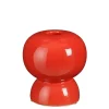 Geen Bobbie kandelaar rood - h9,5xd9cm
