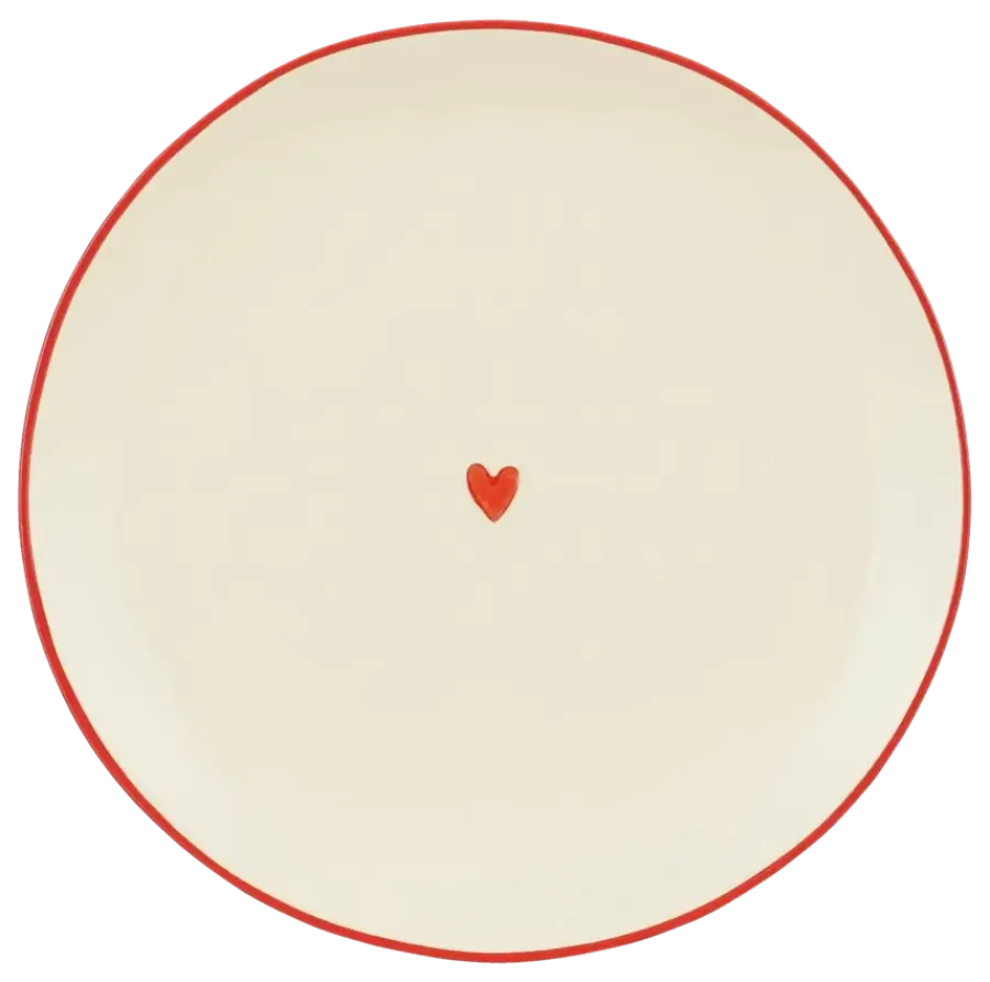 Geen Bord donker rood - h2xd20cm