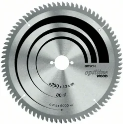 Bosch cirkelzaagblad Optiline voor hout 40 tanden - 254 x 30 x 2,8 mm