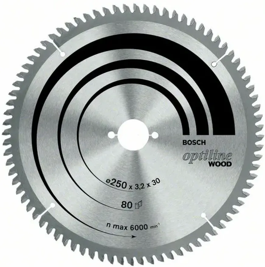 Bosch cirkelzaagblad Optiline voor hout 40 tanden - 254 x 30 x 2,8 mm