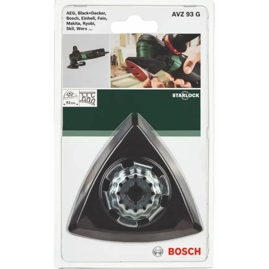 Bosch Delta multitool accessoire - starlock AVZ93G schuurblad - 93mm