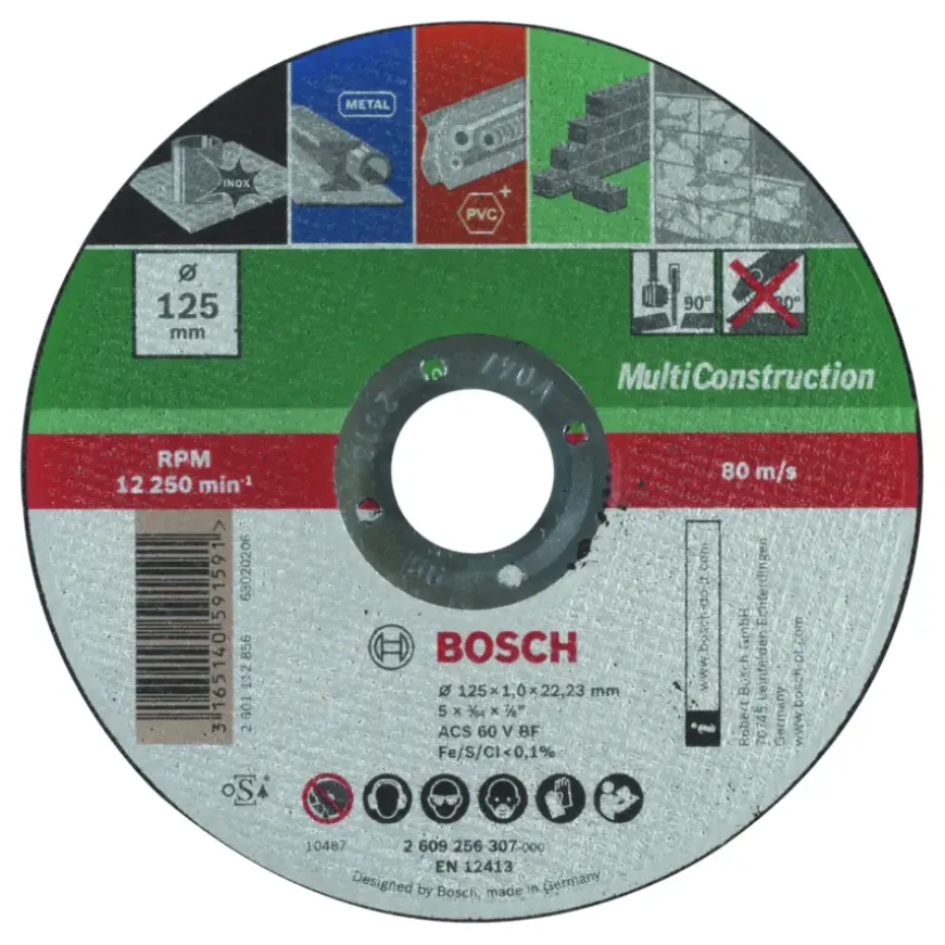 Bosch doorslijpschijf multi 125x1 mm