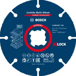 Bosch doorslijpschijf X-Lock Carbide Multi Wheel 115mm