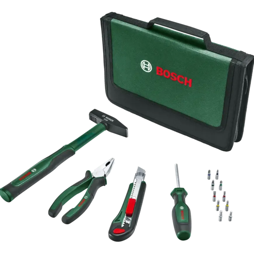Bosch handgereedschapsset EasyStarter 14-delige set in luxe tas