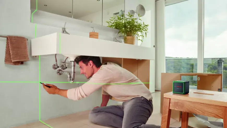 Bosch kruislijnlaser Quigo Green incl. statief