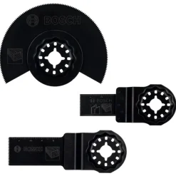 Bosch Starlock multitool accessoires - universele set voor hout en metaal - 3-delig
