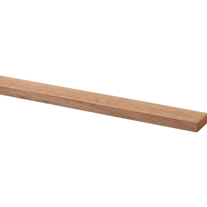Bouwhout hardhout geschaafd 9x28 mm lengte 210 cm