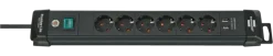 Brennenstuhl Premium-Line Stekkerdoos 6-voudig + 2 USB 3 Meter