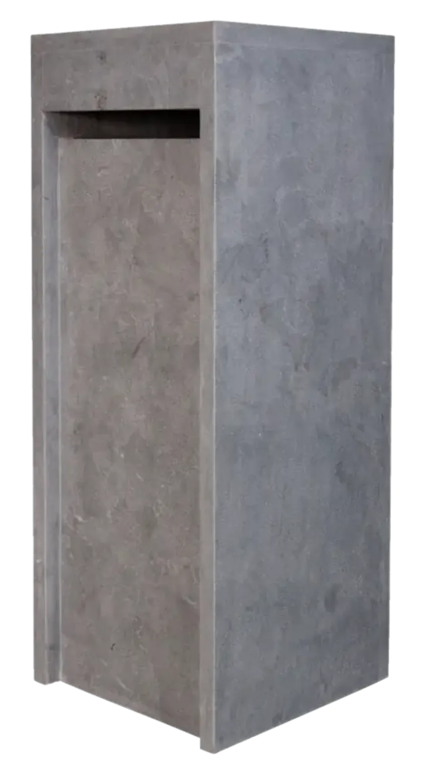 Brievenbus staand Arduin bluestone 105 x 40 x 40 cm