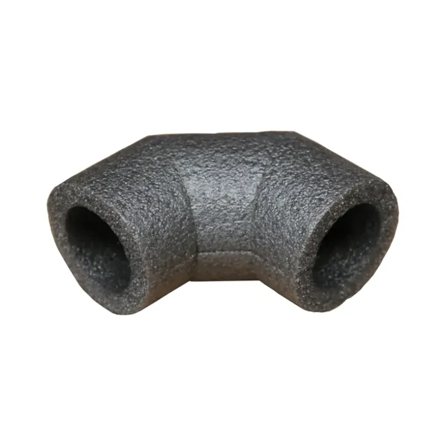Buisisolatie Bocht 90° 12mm Grijs