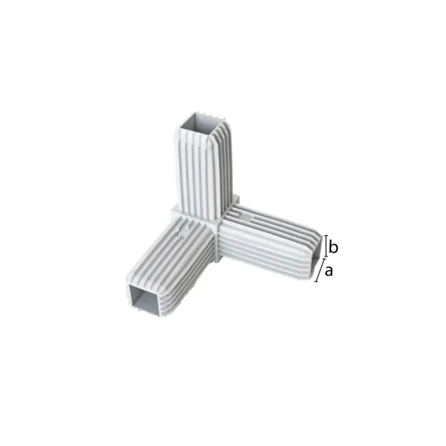 Buisverbinder 3-weg 20x20mm