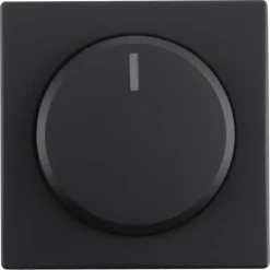 Busch-Jaeger Future Linear centraalplaat dimmer zwart