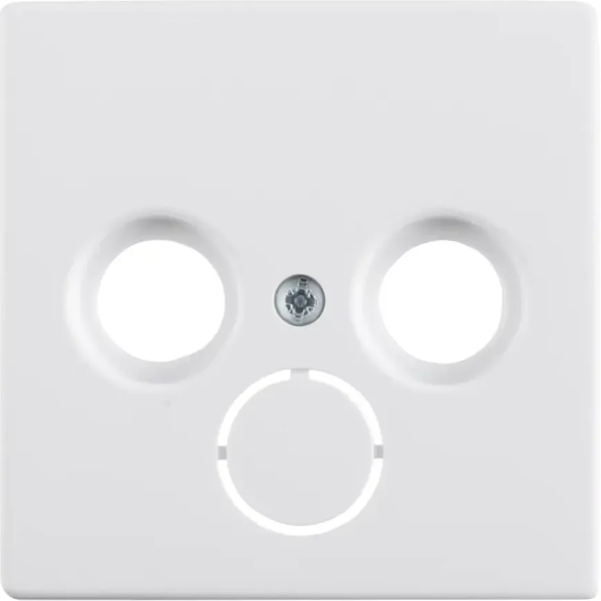 Busch-Jaeger Future Linear Centraalplaat Radio/TV Wit