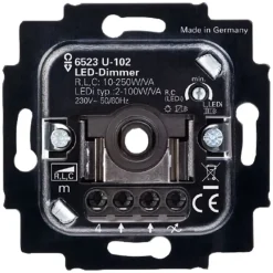 Busch-Jaeger inbouw dimmer LED/gloei/halogeen dimmer 2-100 watt