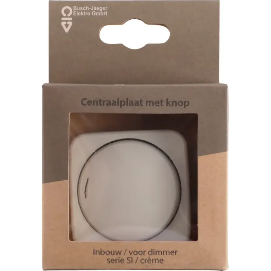 Busch-Jaeger Reflex SI Centraalplaat Dimmer Crème