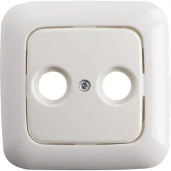 Busch-Jaeger Reflex SI Centraalplaat Radio/TV Wit
