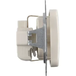 Busch-Jaeger Reflex SI Enkel Geaard Stopcontact Crème