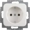 Busch-Jaeger Reflex SI Enkel Geaard Stopcontact Wit