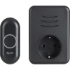Byron DBY-22353 Draadloze deurbelset plugin met stopcontact 150m zwart