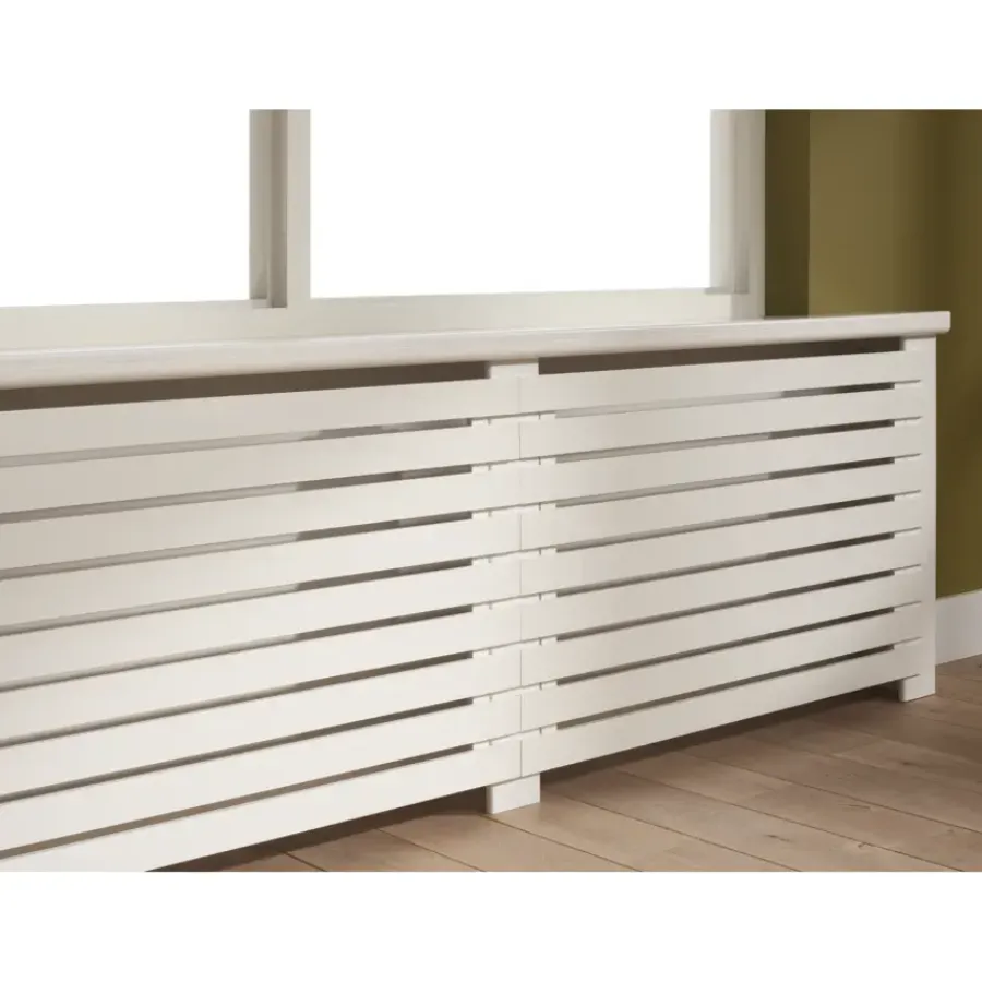 CanDo radiatorpaneel Burton Wit MDF 100x60 cm