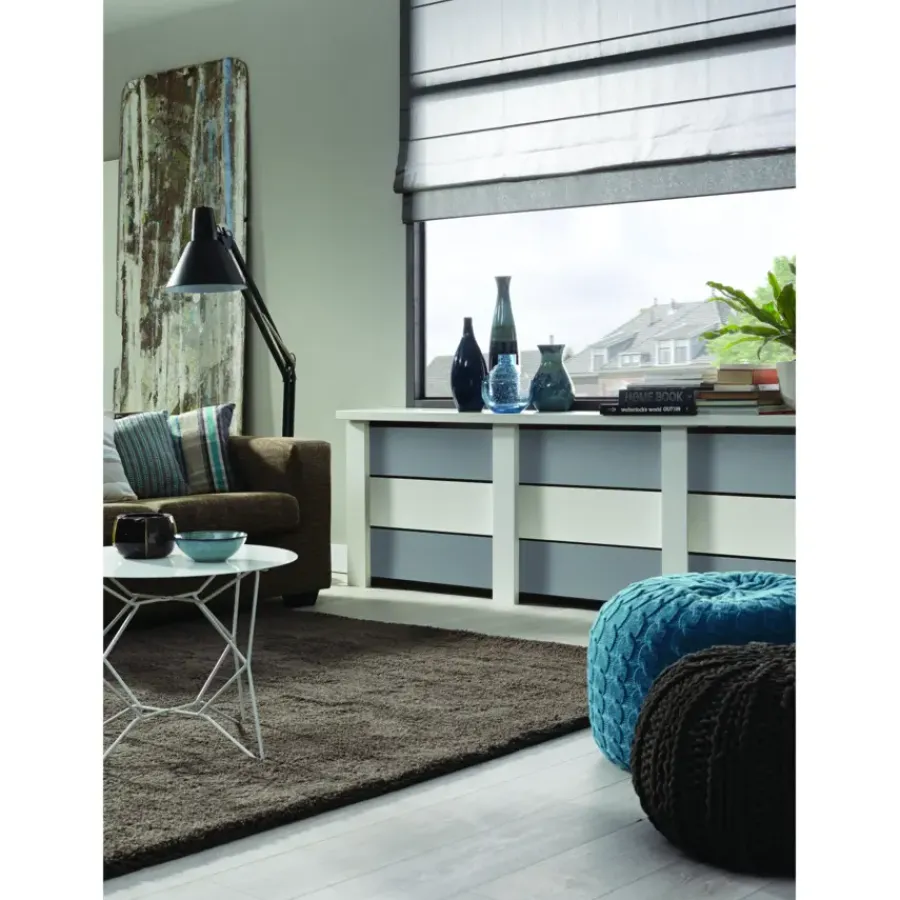 CanDo Radiatorpaneel Mix&Match Grijs MDF 100x20 cm