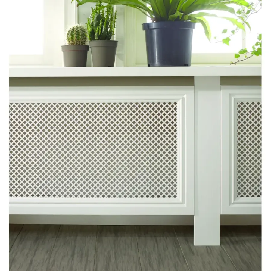 CanDo Radiatorpaneel Traditional Wit MDF 60x60 cm
