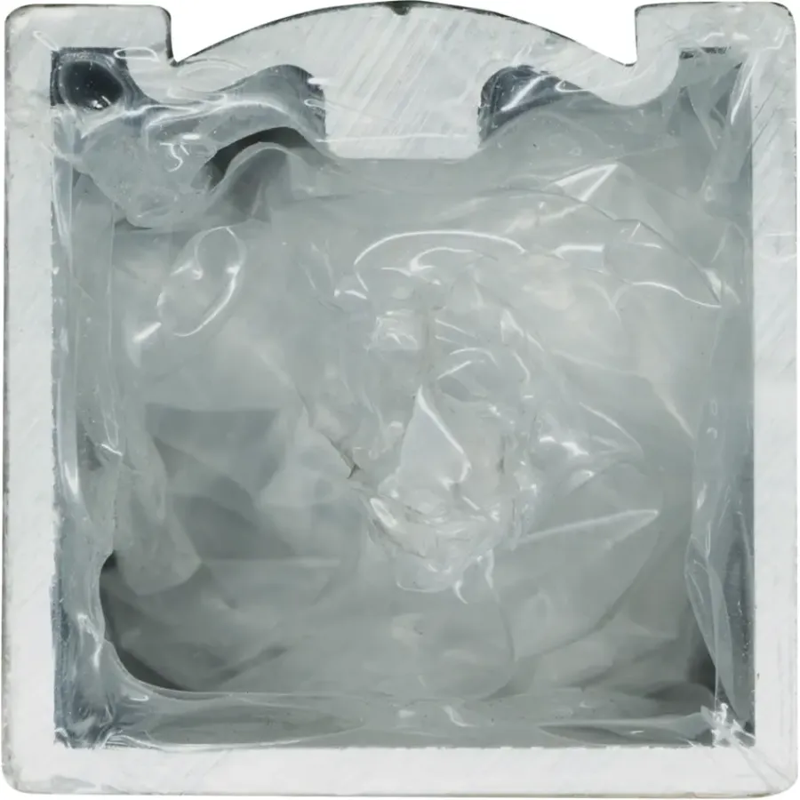 Geen Cando trapleuning vierkant 40x40 mm RVS 100 cm