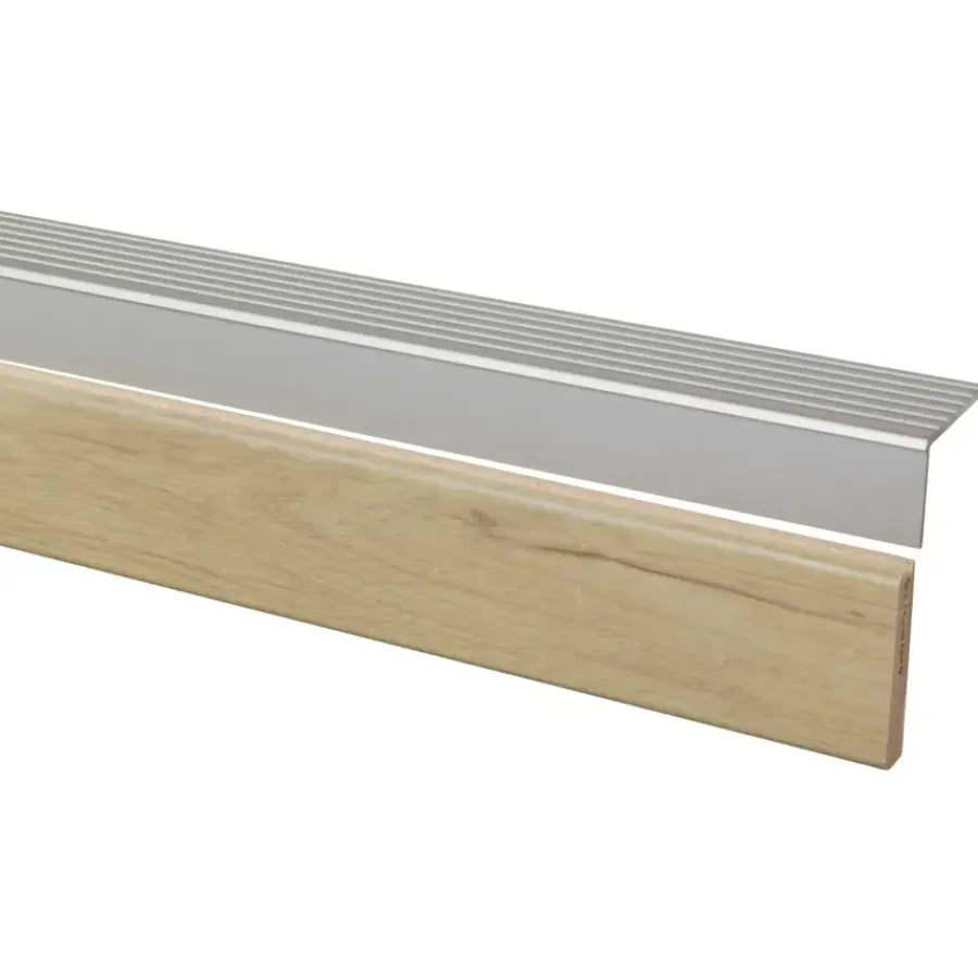 Geen CanDo Traprenovatie Afwerklijst Burgos Truffel 130x5 cm