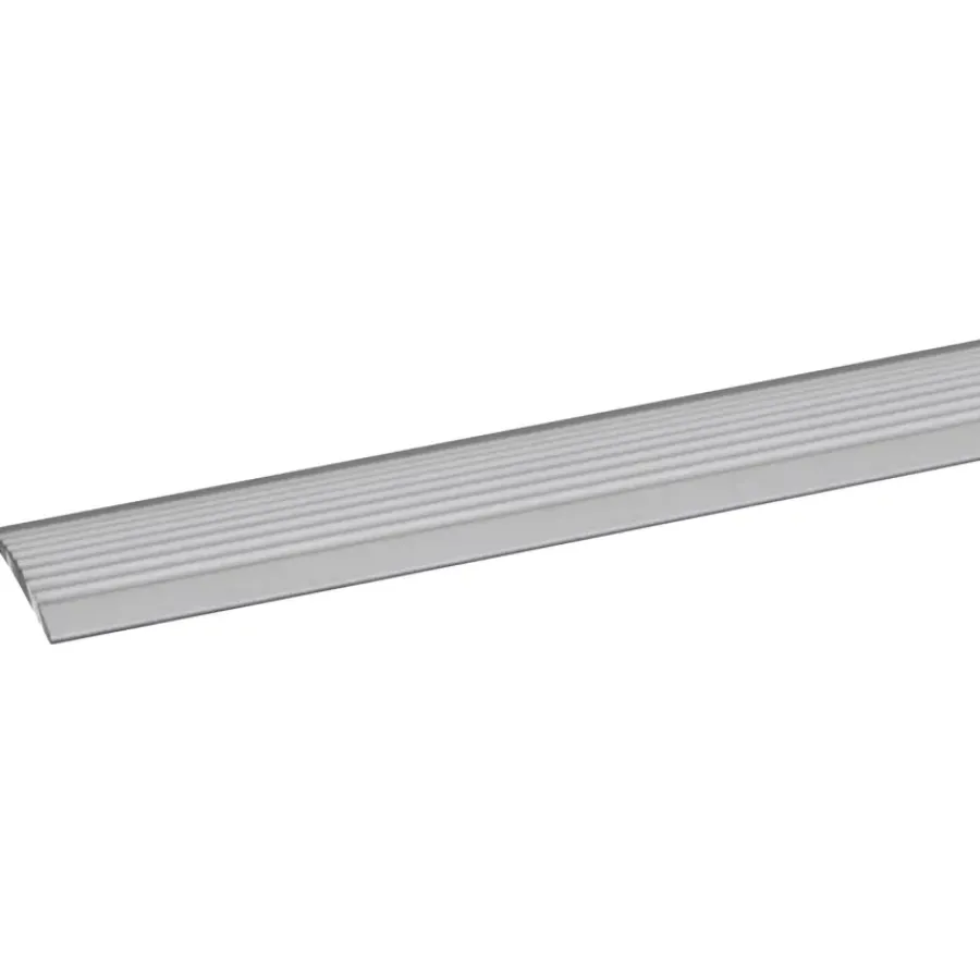 CanDo traprenovatie zelfklevende antislip strip aluminium 6,6 x 130 cm 4 Stuks