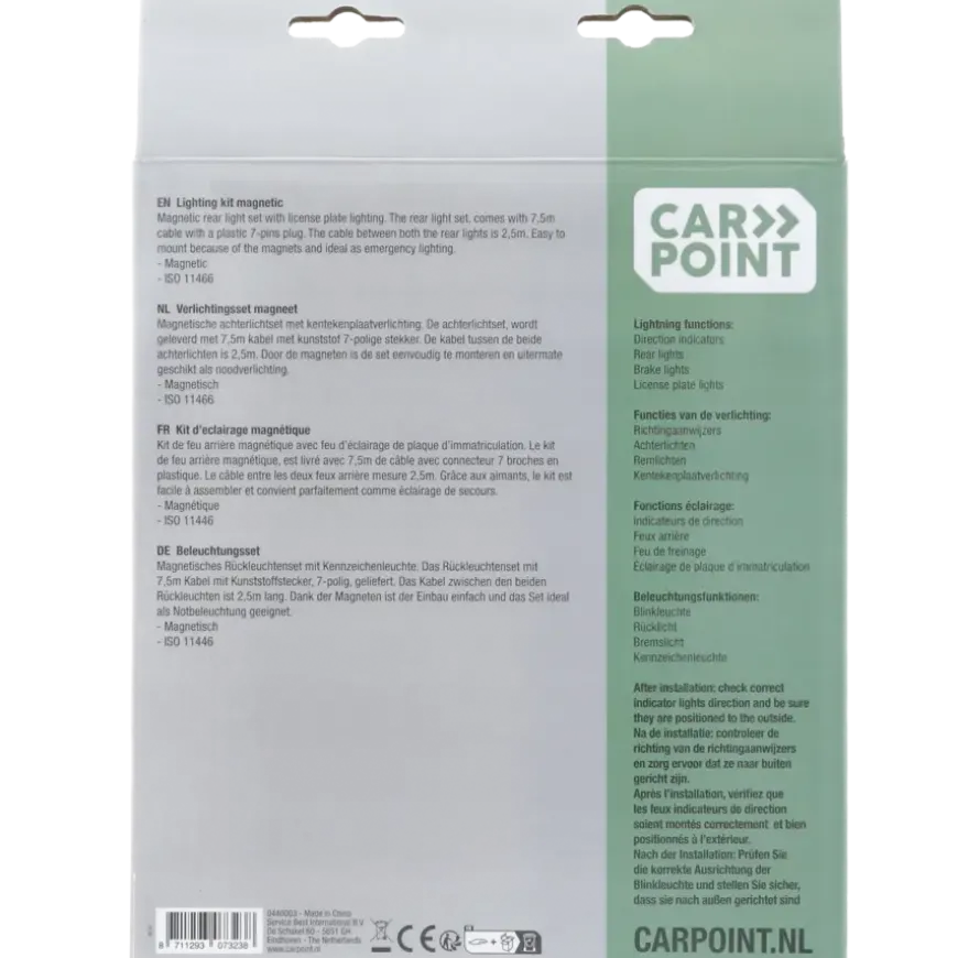 Carpoint Achterlichtset Magneetbevestiging 12V