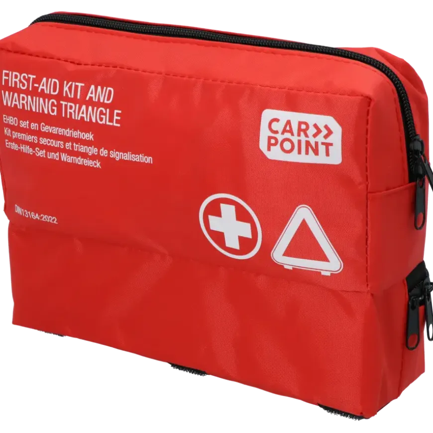 Carpoint EHBO-set DIN13164:2022 + gevarendriehoek