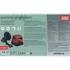 Carpoint magnetische achterlichten LED bluethooth verbinding