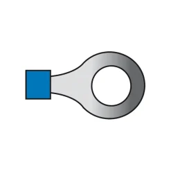 Carpoint Ring Kabelschoen 560 M6 blauw blister 10 Stuks