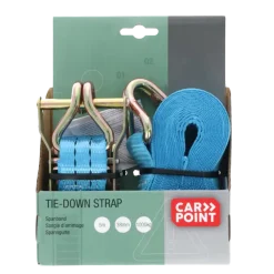 Carpoint Spanband met Ratel en Haken 5 Meter