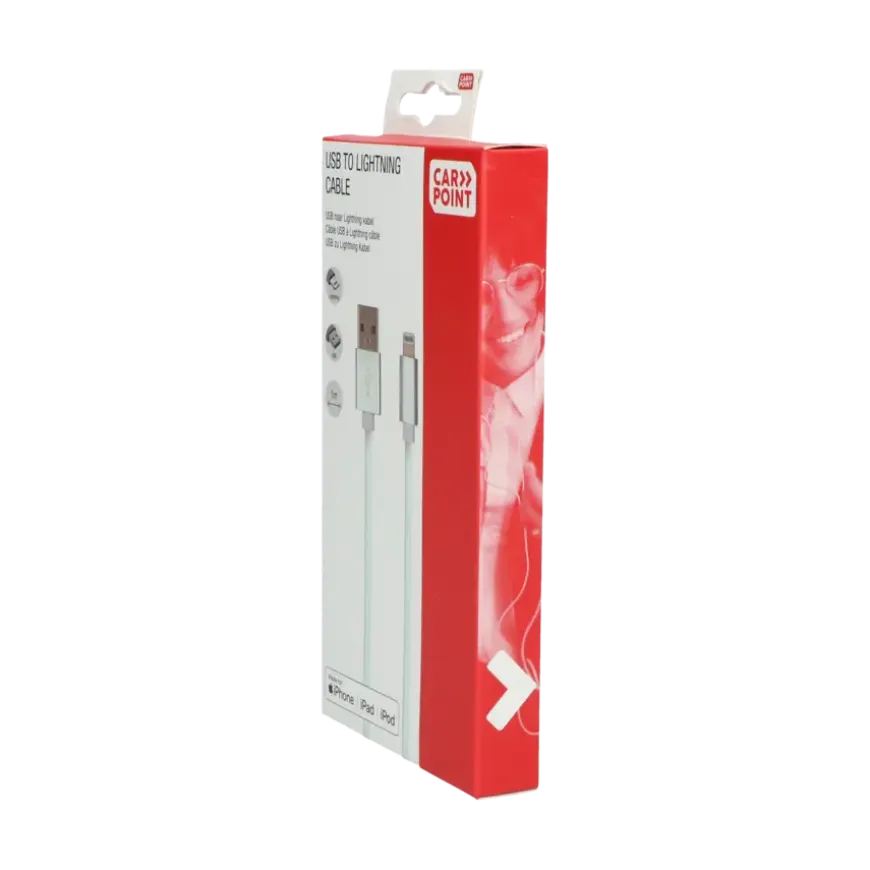 Carpoint USB>Lightning kabel 1 Meter