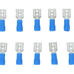 Carpoint Vlakstekerhuls 542 6.3x0.8mm blauw blister 10 Stuks