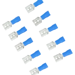 Carpoint Vlakstekerhuls 542 6.3x0.8mm blauw blister 10 Stuks