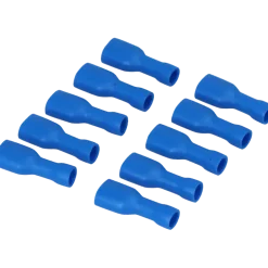 Carpoint Vlakstekerhuls 1542 6.3x0.8mm blauw blister 10 Stuks