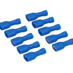 Carpoint Vlakstekerhuls 1542 6.3x0.8mm blauw blister 10 Stuks