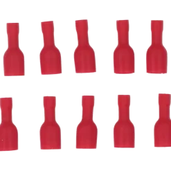 Carpoint Vlakstekerhuls 1541 6.3x0.8mm rood blister 10 Stuks