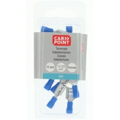 Carpoint vlakstekkerhuls 544 8.0x0.8 blauw 10 stuks