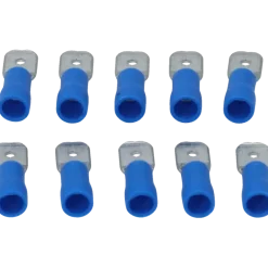 Carpoint Vlakstekker 740 6.3x0.8mm blauw blister 10 Stuks