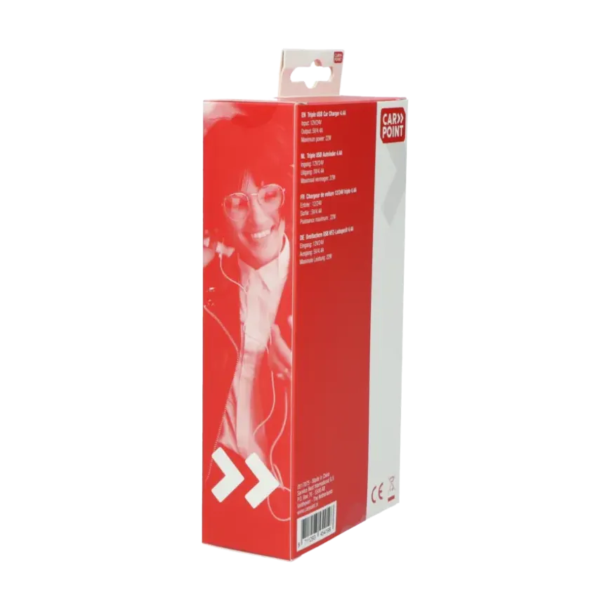 Carpoint 12/24V Triple USB Autolader 4.4A