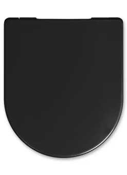 CEDO Tropea Beach wc bril zwart softclose D-vorm thermoplast