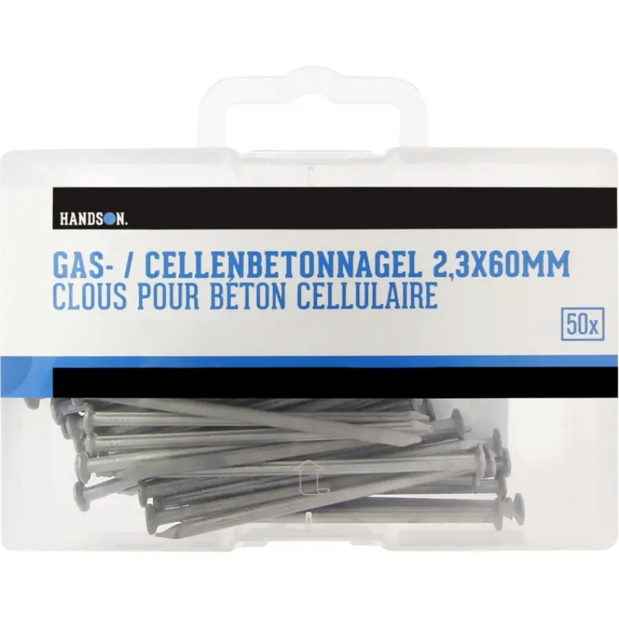 Handson Cellenbetonnagels 2,3 x 60 mm 50 stuks