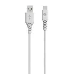 Celly Planet USB-A > USB-C kabel wit 1,5 meter