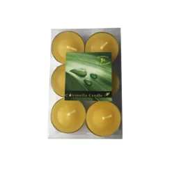 Geen Citronella theelicht 6 stuks