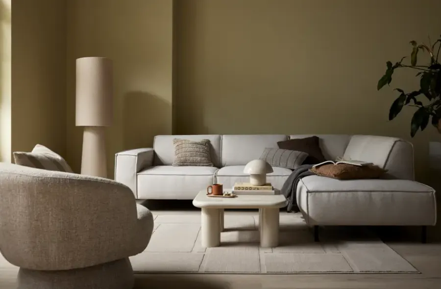 Geen Click PVC Manera beige eiken houtlook incl. geintegreerde ondervloer