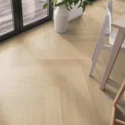 Geen Click PVC Progetto Heringa visgraat bruin eiken houtlook