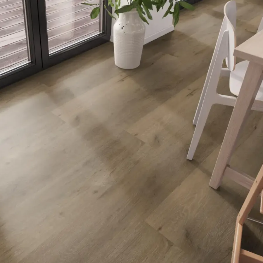 Geen Click PVC Progetto Lazaro donkerbruin eiken houtlook